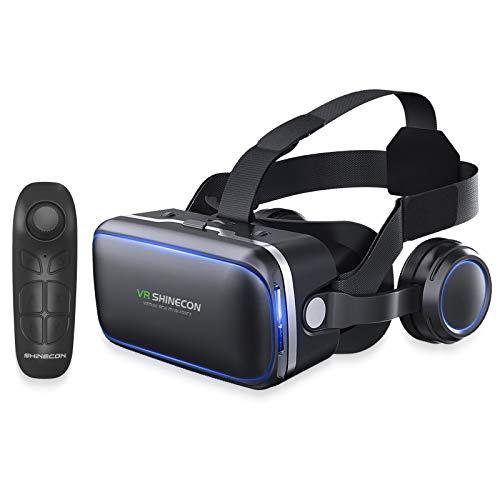 【送料無料】VRヘッドセット iPhone &amp; Android携帯電話用 3D VRメガネ TV/映...