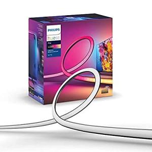 【送料無料】Philips Hue Gradient LightStrip 75" (Sync with TV, Music and Gaming), Hue H｜fleur-etoile