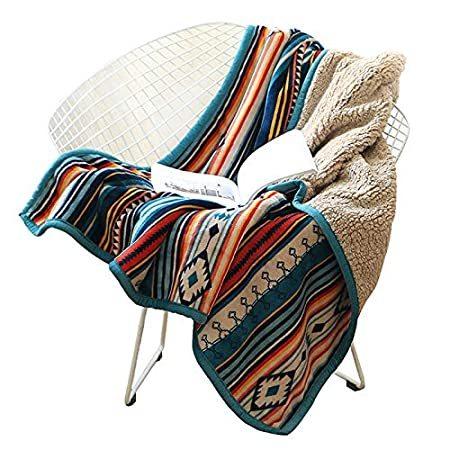【送料無料】Ukeler Fleece Bed Throws 50 x 60 Inch Boho W...