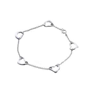 TIFFANY&Co.（ティファニー） オープンハート ブレスレット 約17.5cm