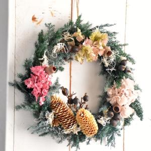 クリスマスリース 手作り シック おしゃれ 大...の詳細画像1