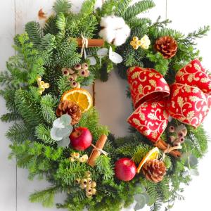 クリスマスリース 早割 手作り スタンダード3...の詳細画像2