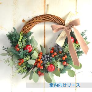 クリスマスリース 手作り シック おしゃれ 大...の詳細画像2