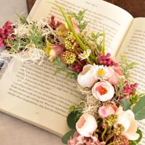 リース 玄関 おしゃれ ピンク バラ ギフト ...の詳細画像5