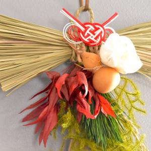 お正月飾り しめ縄 手作り ひょうたん 南天 ...の詳細画像2
