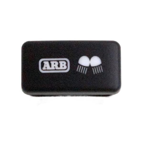 正規品 ARB 再販ランクル76、79専用 AUX フォグライト 横式 スイッチ グリーンLED プ...
