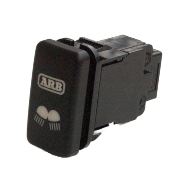 正規品 ARB 再販ランクル76、79専用 AUX フォグライト 縦式 スイッチ グリーンLED プ...