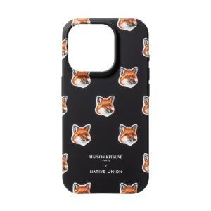 Maison Kitsune x Native Union ALL OVER FOX HEAD CASE for iPhone 15 Pro メゾンキツネ アイフォンケース【国内正規代理店品】｜flgds