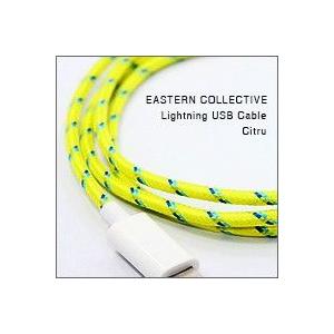 EASTERN COLLECTIVE Lightning USB ケーブル（Citrus）（Apple認証 iPhone/iPod対応 充電・データ転送等用ライトニングケーブル）｜flgds