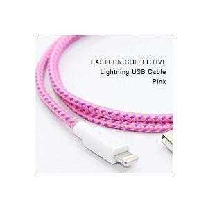 EASTERN COLLECTIVE Lightning USB ケーブル（Pink）（Apple認...