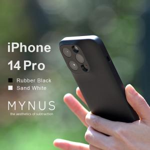 MYNUS iPhone 14 Pro CASE（サンドホワイト）マイナスアイフォンケース｜flgds