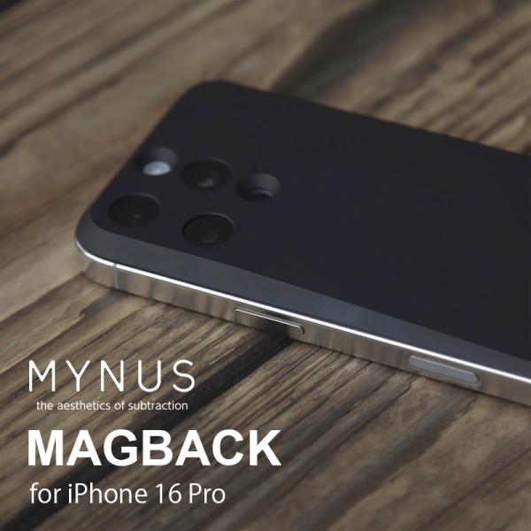 MYNUS iPhone 16 Pro MAGBACK マグバック MagSafe バックプレート ...