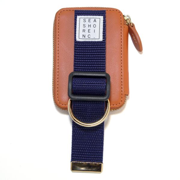 seashoreinc. for all smartphone【C.W】brown（ネイビーベルト）...