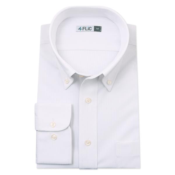 ワイシャツ ノーアイロン 長袖 メンズ ストレッチ ニットシャツ ニットワイシャツ 吸水速乾 ボタン...