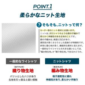 ワイシャツ ニットシャツ ノーアイロン ストレ...の詳細画像5