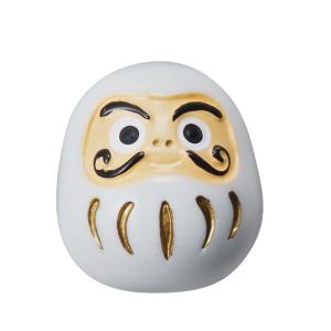 開運招福　ミニだるま　白　目標達成　かわいい置物　達磨　daruma　風水　運気アップ　開運　祈願　｜flick-style