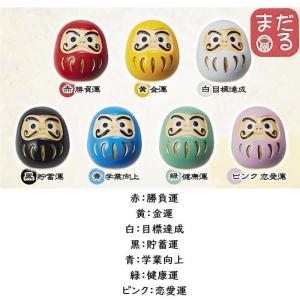 開運招福 ミニだるま 白 目標達成 かわいい置...の詳細画像2