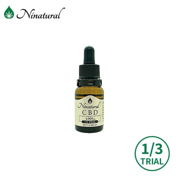 国産CBDオイル　ニーナチュラルCBD　6000mg　1/3トライアルボトル (20.0％/10ml...
