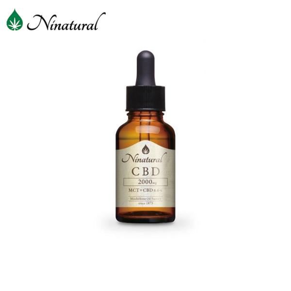 国産CBDオイル　ニーナチュラルCBD　2000mg　(6.6％／30ml）　カンナビジオール　持留...