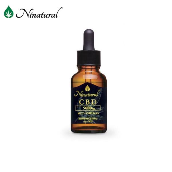 国産CBDオイル　ニーナチュラルCBD　5000mg　(16.6％／30ml）　カンナビジオール　持...