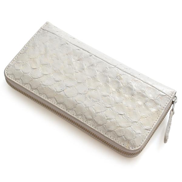 ラウンドファスナー 長財布 ロングウォレット 開運 金運 財運 福財布 パイソン スネーク レザー ...