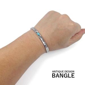 Antique design バングル ブレス...の詳細画像2