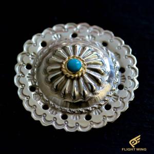 goro's（ゴローズ） 【新品】K18メタル付きフラワーコンチョ / Goro's