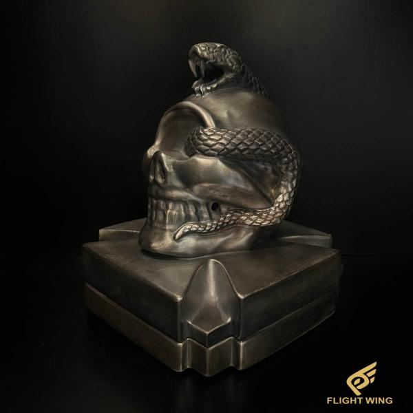 【新品】Skull Censer Black / Stop Light ストップライト お香立て※国...