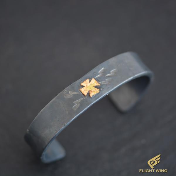 【新品】K18 Iron Cross Bracelet(M) / Stop Light ストップライ...