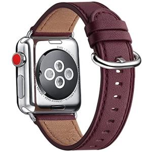 WFEAGL コンパチブル Apple Watch バンドは本革レザーを使いiWatch SESeries 7/6/5/4/3/2/1SportEdiの商品画像