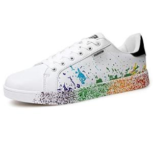 nonbrand スニーカー ランニング シューズ ランニングシューズ スニーカー ジュニア 男女兼用 厚底 レディース グラデーション 蛍光 ランニ