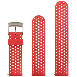 スント 交換ストラップ 24 ATH1 SILICONE STRAP RED/GREY S+M Suunto9/Suunto7/Spa