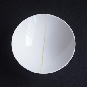 白山陶器 白山陶器（波佐見焼） 平茶碗 飯碗 C-17 ペールブルー 青