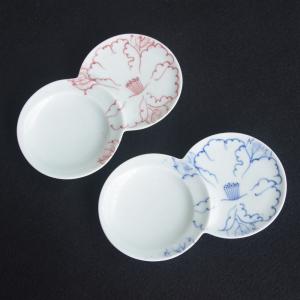 有田焼 六瓢箪 5寸菊皿 お皿 ひょうたん プレート 丸形 15cm レトロ