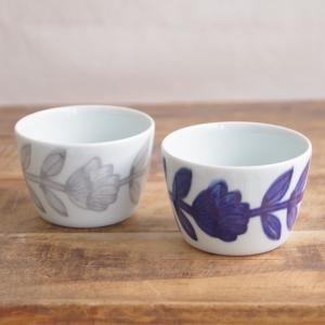 波佐見焼 陶房青 つぐみ 鳥 ミニカップ 煎茶碗 湯呑み フリーカップ 和