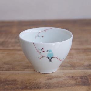 茶道具 菓子器 菓子鉢 割山椒又は絵唐津 四方 岡本作礼作 茶道