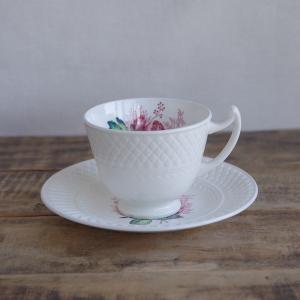 MINTON（ミントン） エディンバラ ブルーグレー 花柄 デミタスカップ