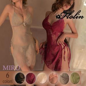 ベビードール セクシーランジェリー 透け感 レースアップ