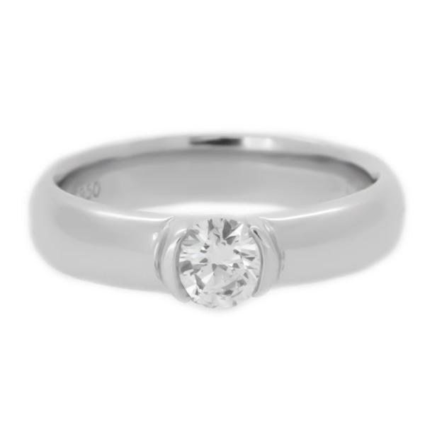 指輪 レディース ティファニー Pt950 プラチナ ダイヤモンド 0.36ct ファッション ジュ...