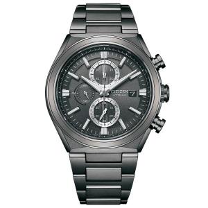 シチズン 腕時計 メンズ アテッサ エコ・ドライブ ACT Line ブラックチタンシリーズ ファッション ウオッチ CITIZEN ATTESA ウォッチ CA0835-61H｜flora-de-stt