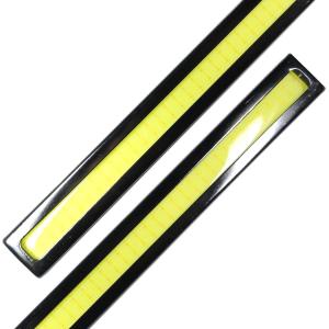 デイライト 14cm長 薄さ4ミリ 12V 5W 完全防水 強力 ムラ無し 全面発光 LED COB バーライト パネル イルミ