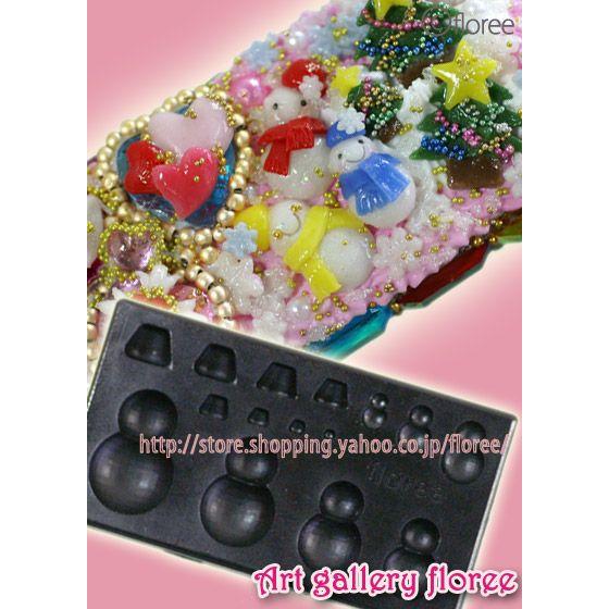 Lovely X&apos;mas ぷっくり  雪だるま (型抜き）