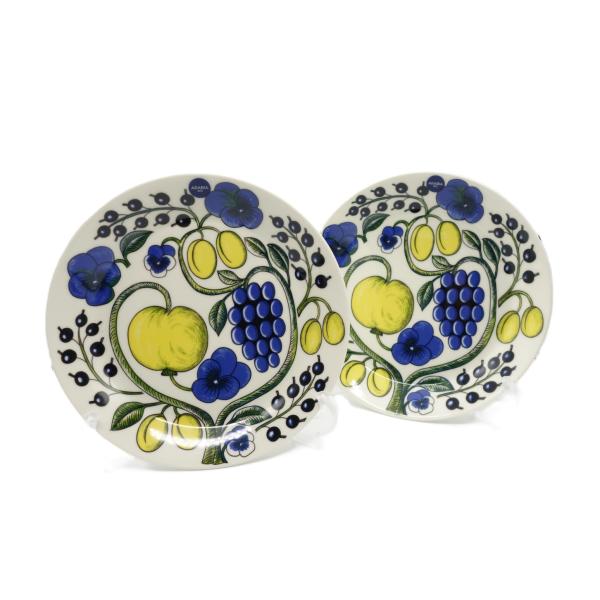 【アラビア】ブランドBOXつき　パラティッシイエロー プレート ペア21cm　アラビア 北欧食器【結...