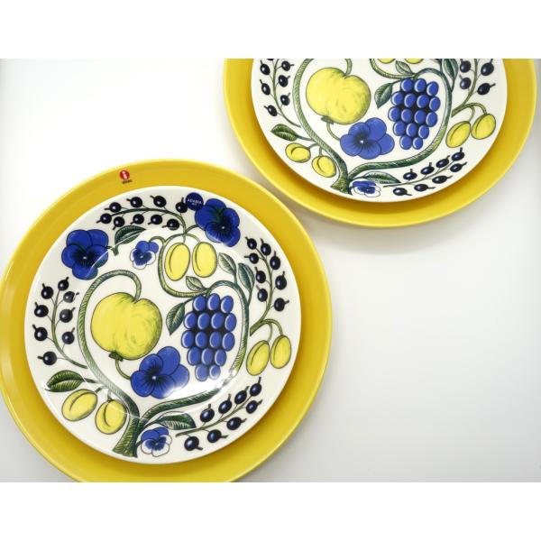 【アラビア】【イッタラ】ブランドBOXつき　パラティッシイエロープレート ペア21cm　イッタラ「テ...