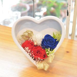 プリザーブドフラワー プレゼント 結婚祝い 花 ギフト ハート型