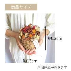 3種類から選べる◎秋のドライフラワー ミニかご...の詳細画像2