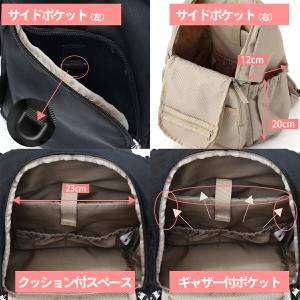 全3色 リュックサック マザーズリュック マザ...の詳細画像4