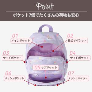 リュック キッズ 3ポケット おしゃれ 子供 ...の詳細画像2