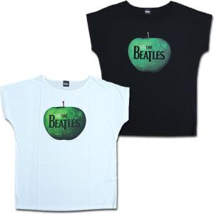 【メール便可】THE BEATLES APPLE Tシャツ ビートルズ アップル プリントT プルオーバー 半袖 カットソー John Paul George Ringo｜flossy