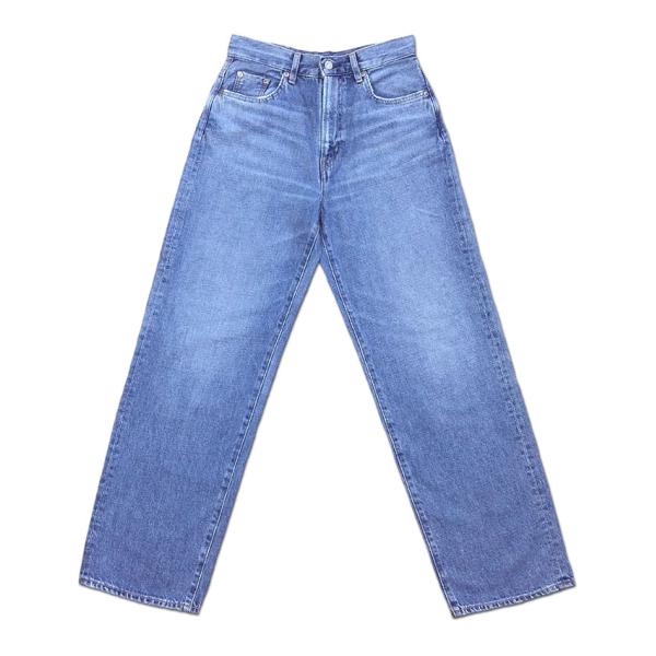 D.M.G 11-199D 27-1 5Pストレートデニムパンツ 甘織デニム インディゴブルー ジー...